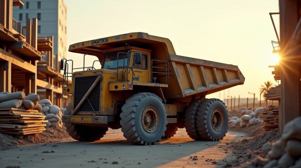 Louez un camion benne pour vos projets de chantier