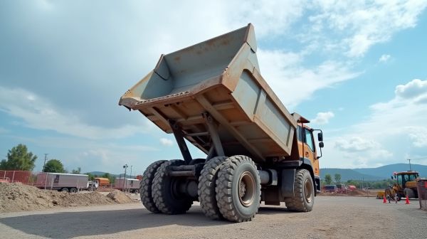 Louez un camion benne pour vos projets de chantier